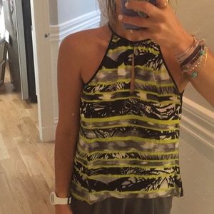 open-lower back summer delicate tank